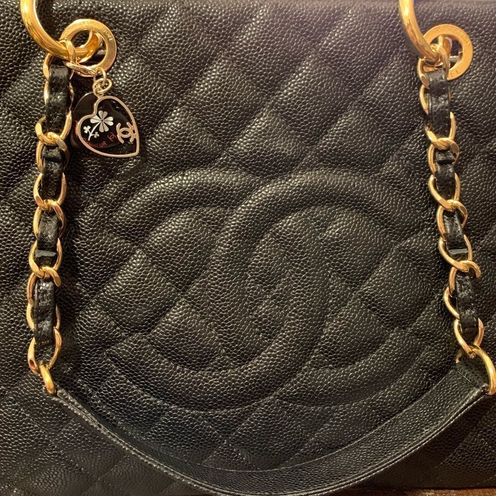 Vintage Chanel bag charm 